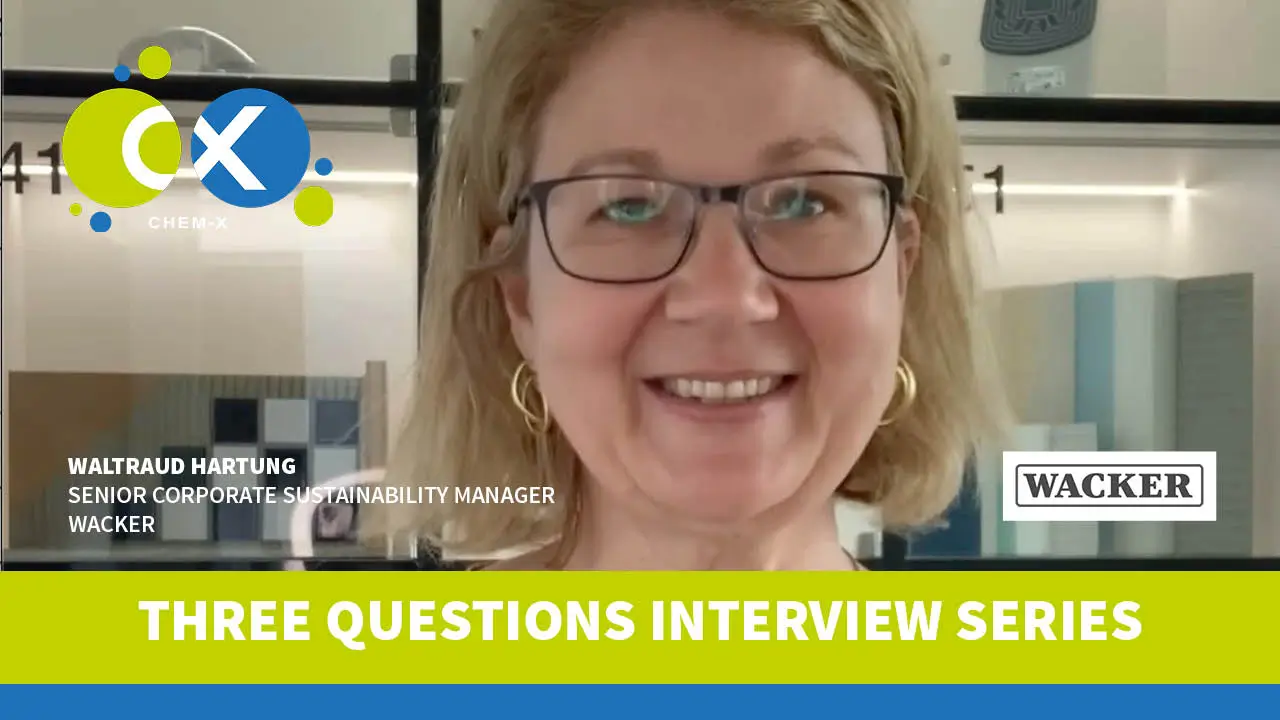 Three questions to Waltraud Hartung, Senior Corporate Sustainability Manager - Wacker