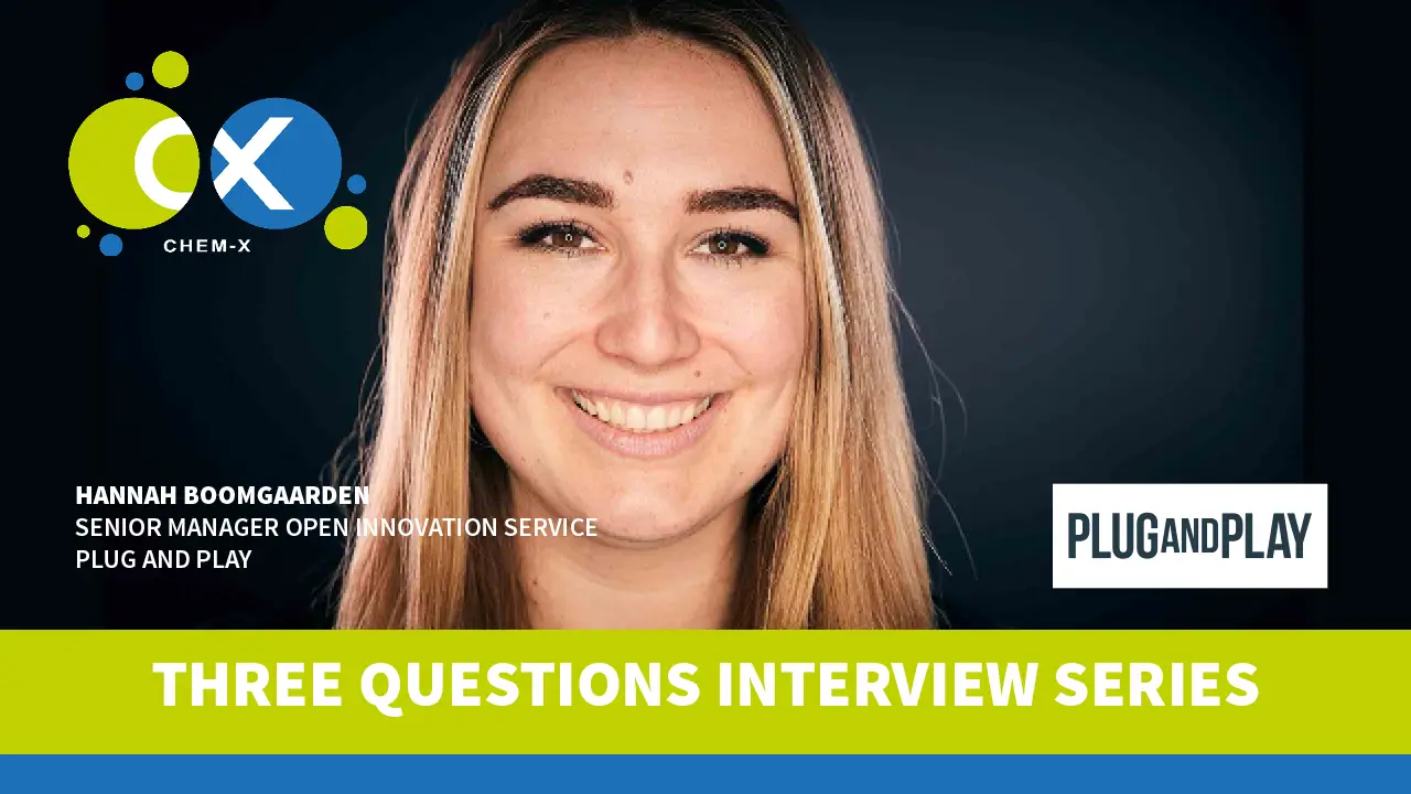 Three questions to Hannah Boomgaarden, Senior Manager Open Innovation Service - Plug and Play