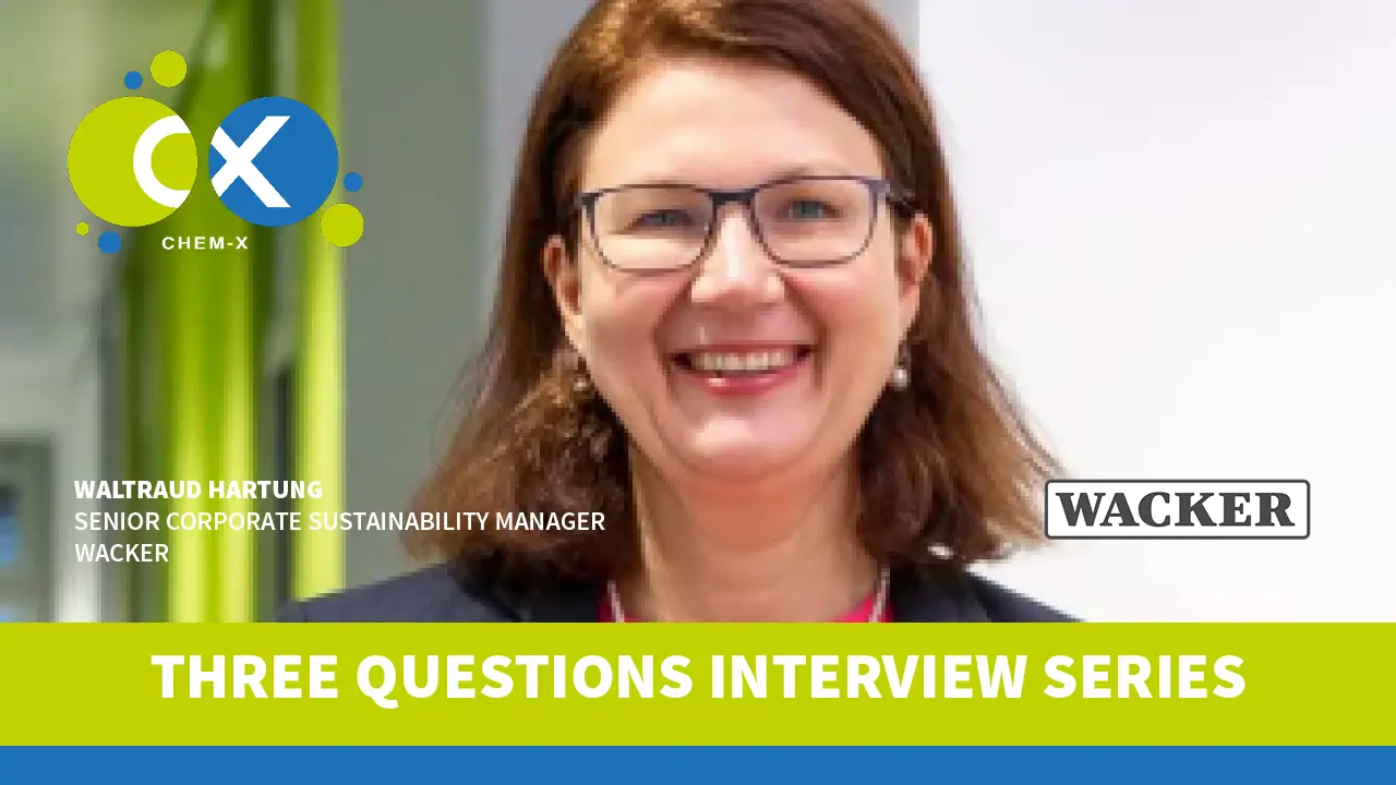 Three questions to Waltraud Hartung, Senior Corporate Sustainability Manager - Wacker